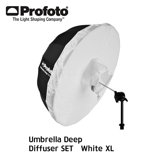Umbrella + Diffuser SET White XL