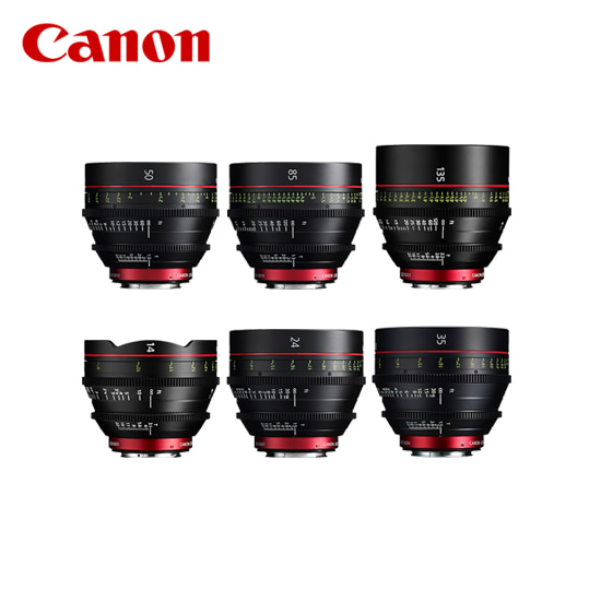 Canon CN-E Cinema Prime 6 Set